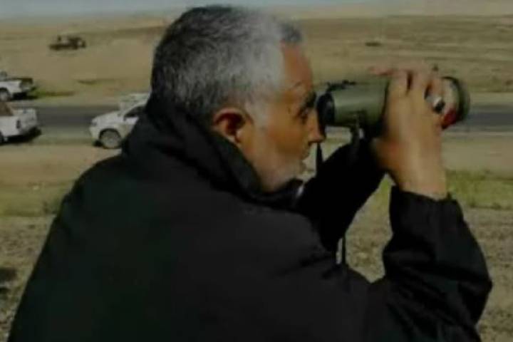 حضور سردار حاج قاسم سلیمانی در جبهه های سوریه و عراق