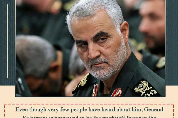  General Soleimani is perceived to be the mightiest factor in the Middle-East region