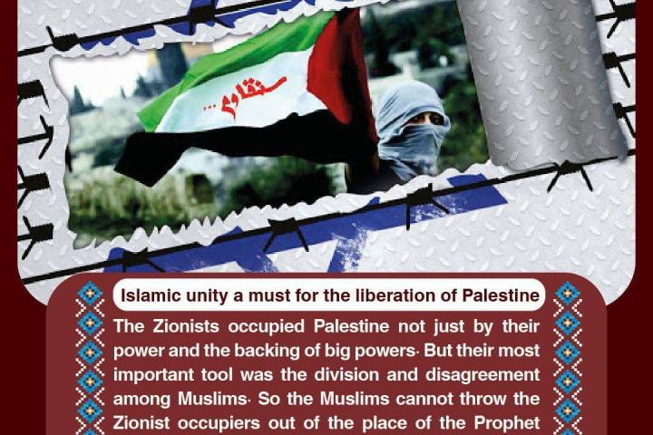  Islamic unity; a must for the liberation of Palestine