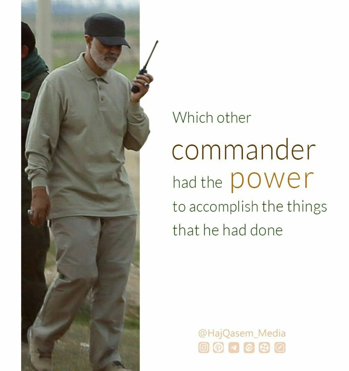  Which other commander had the power to accomplish the things that he had done