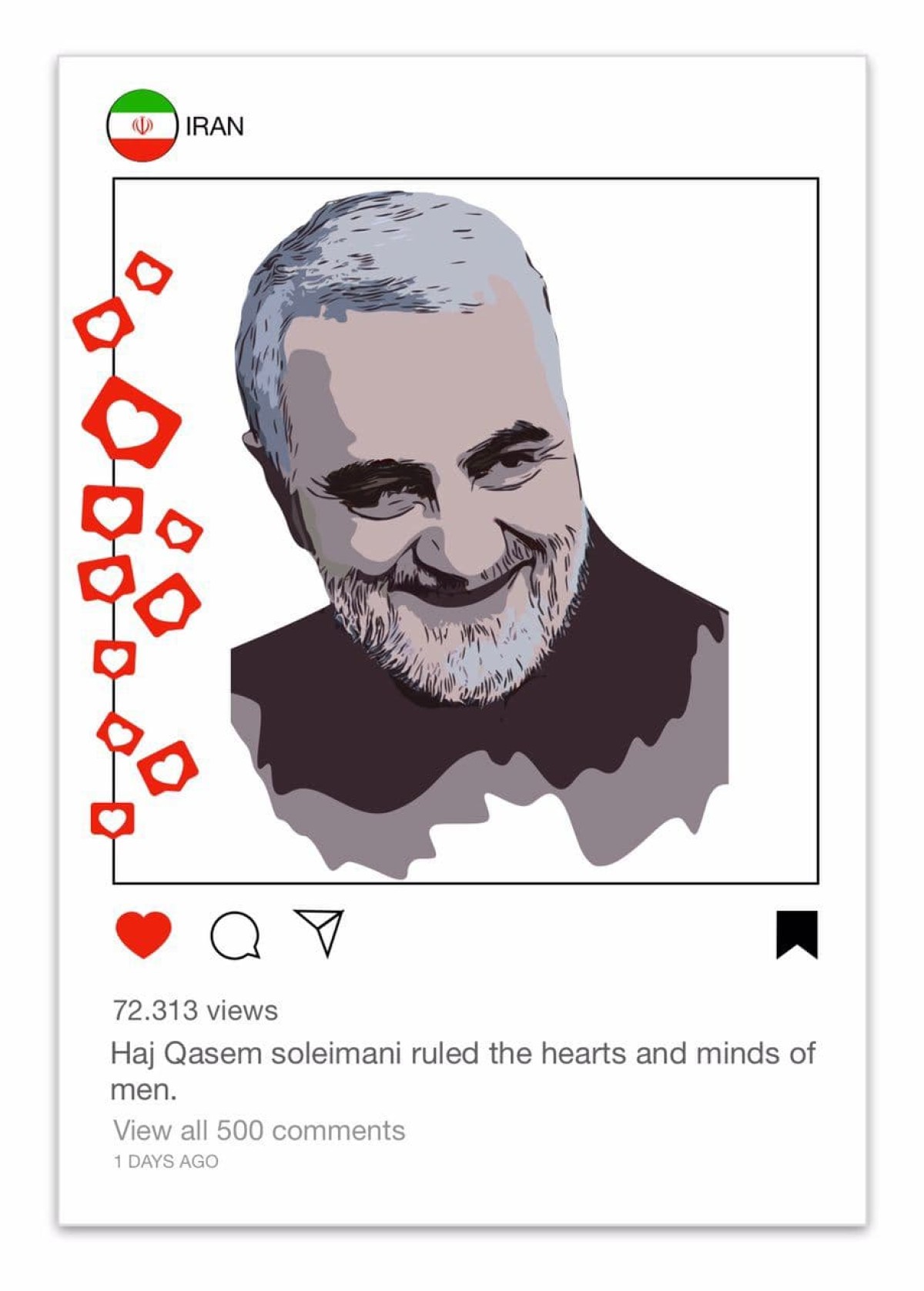  Haj Qasem soleimani ruled the hearts and minds of men