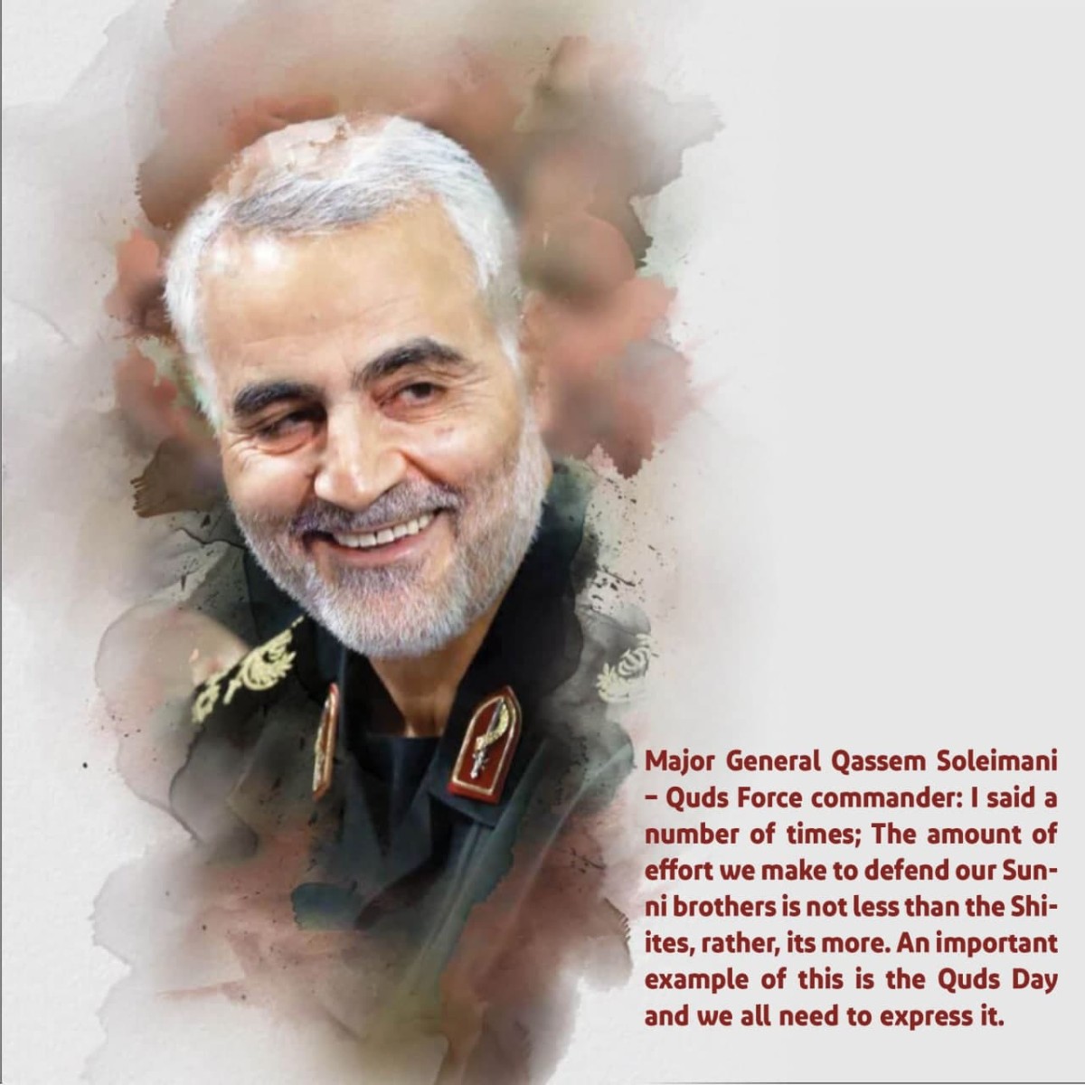 Major General Qassem Soleimani -Quds Force commander