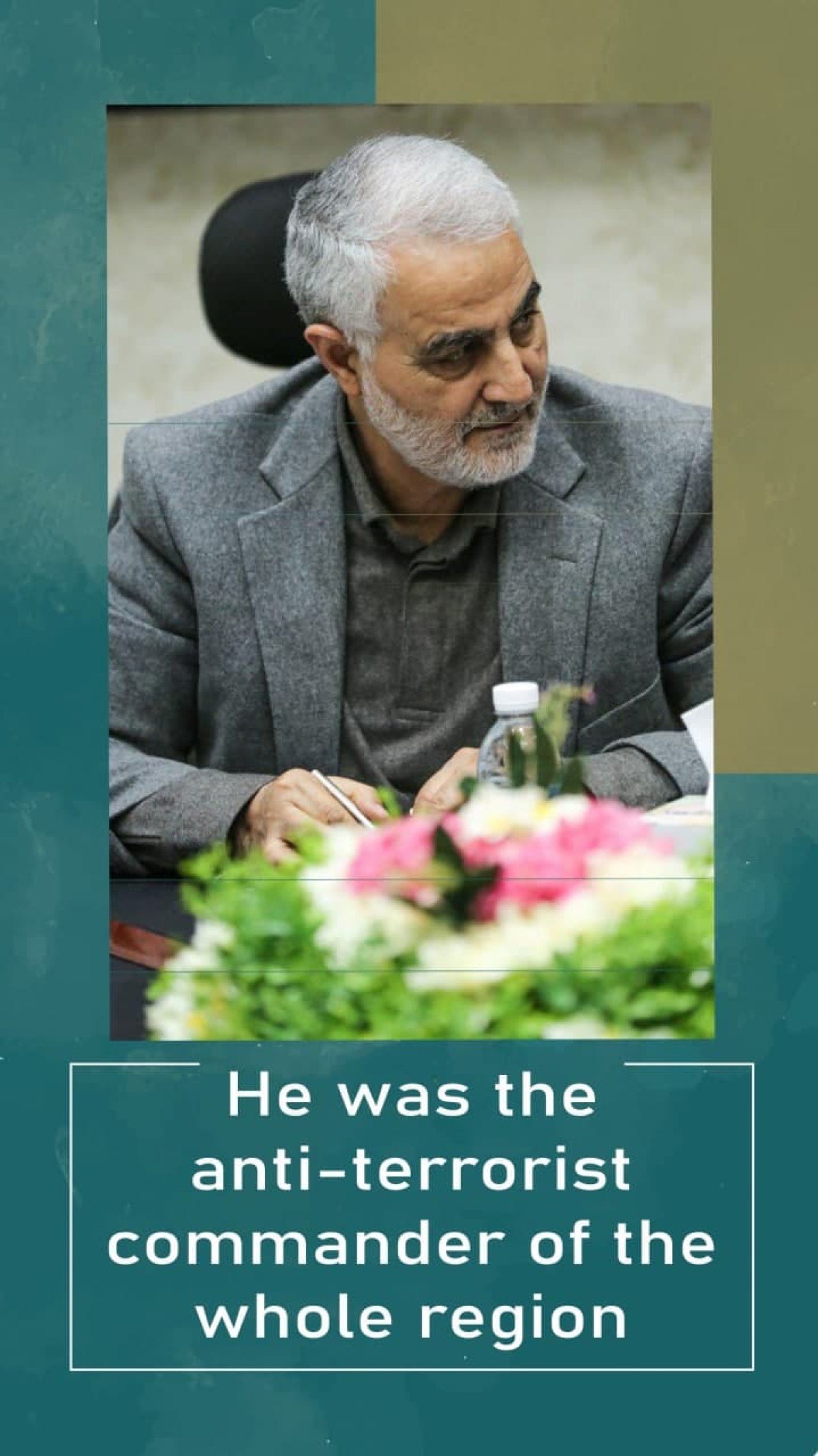 He was the anti-terrorist commander of the whole region.