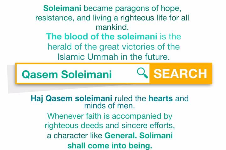 Haj Qasem soleimani ruled the hearts and minds of men.