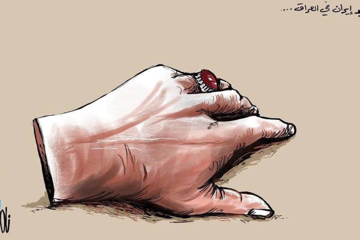  كاريكاتير ” يد إيران في العراق “