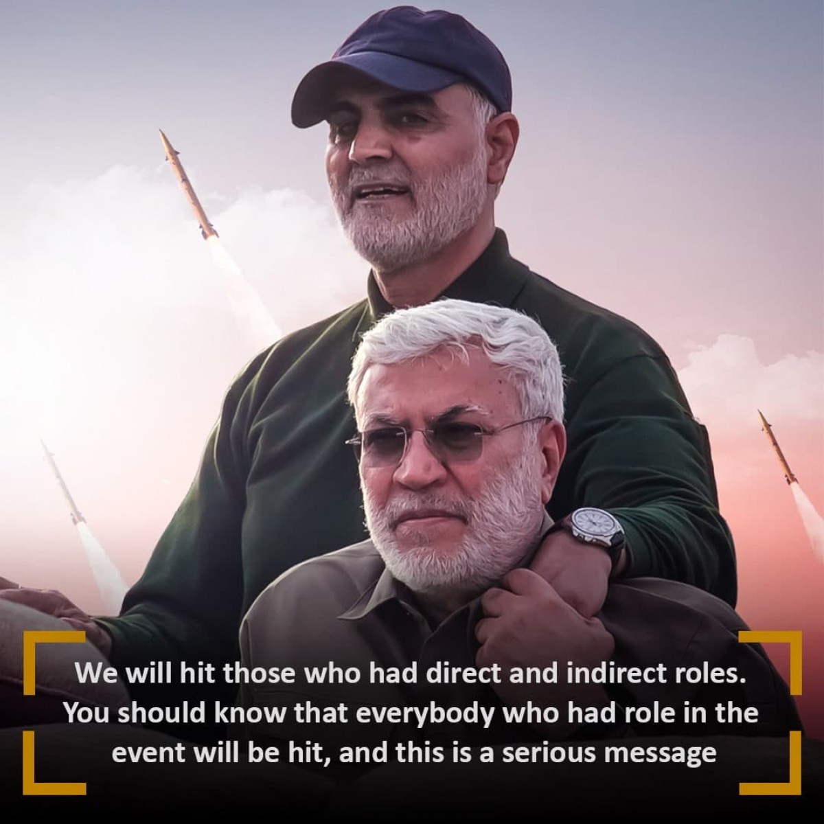  Poster collection Our promise to take revenge for the martyrdom of General Soleimani is decisive serious and completely genuine.