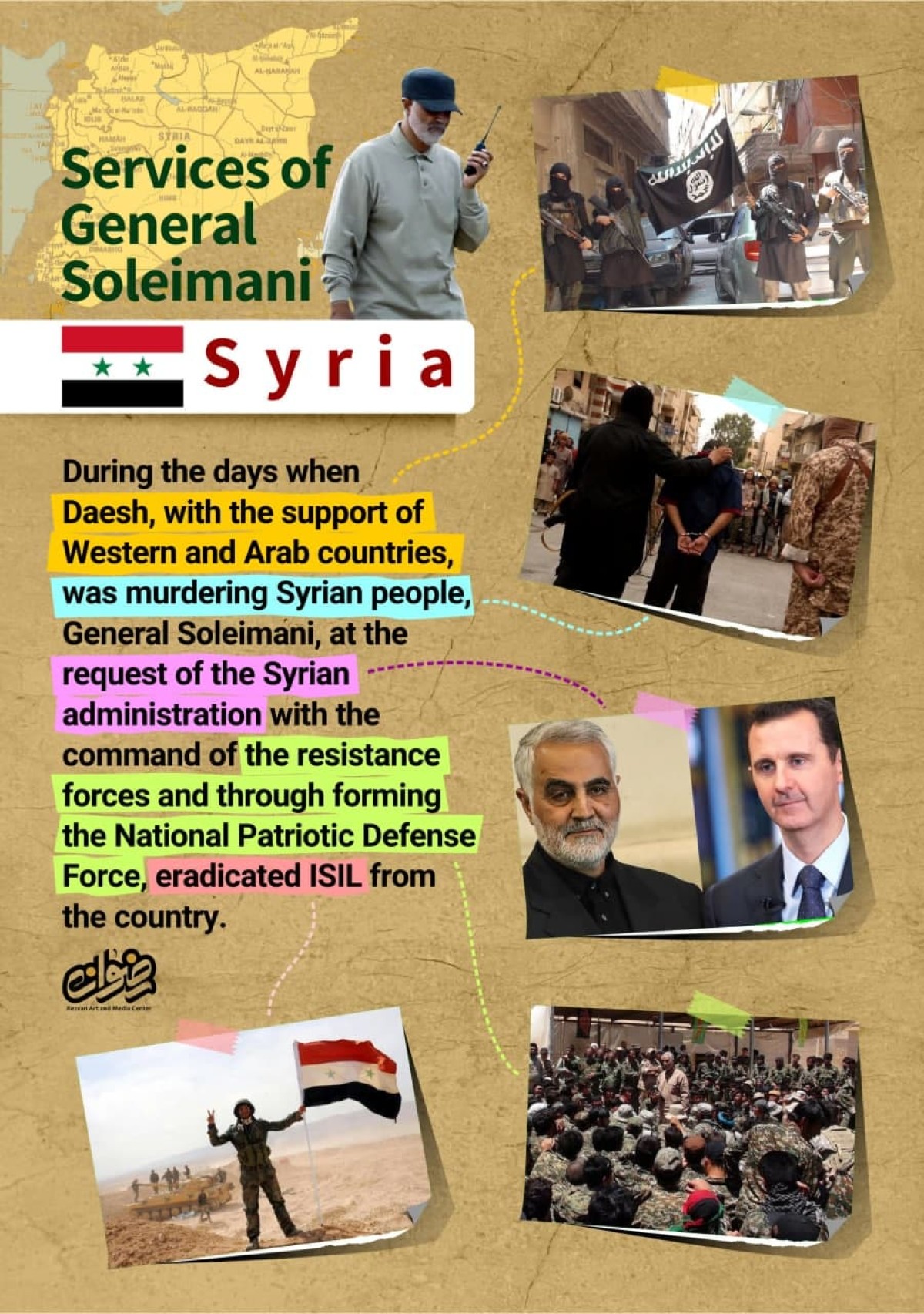 Services Of General Soleimani Syria