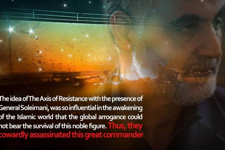  The idea of The Axis of Resistance with the presence of General Soleimani