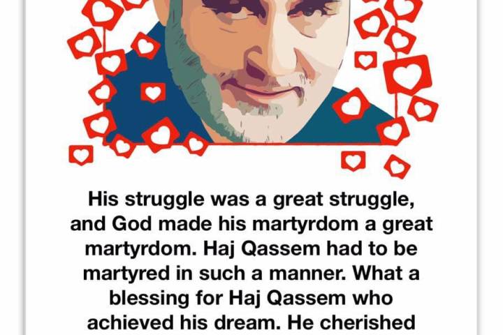 His struggle was a great struggle, and God made his martyrdom a great martyrdom