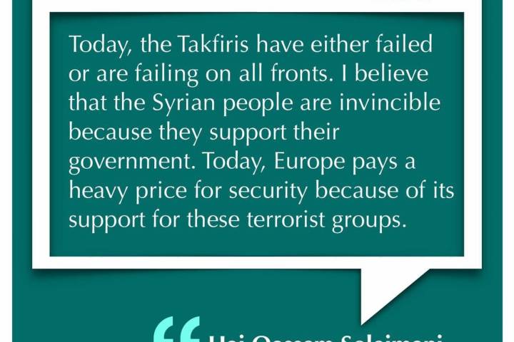 Today, the Takfiris have either failed or are failing on all fronts