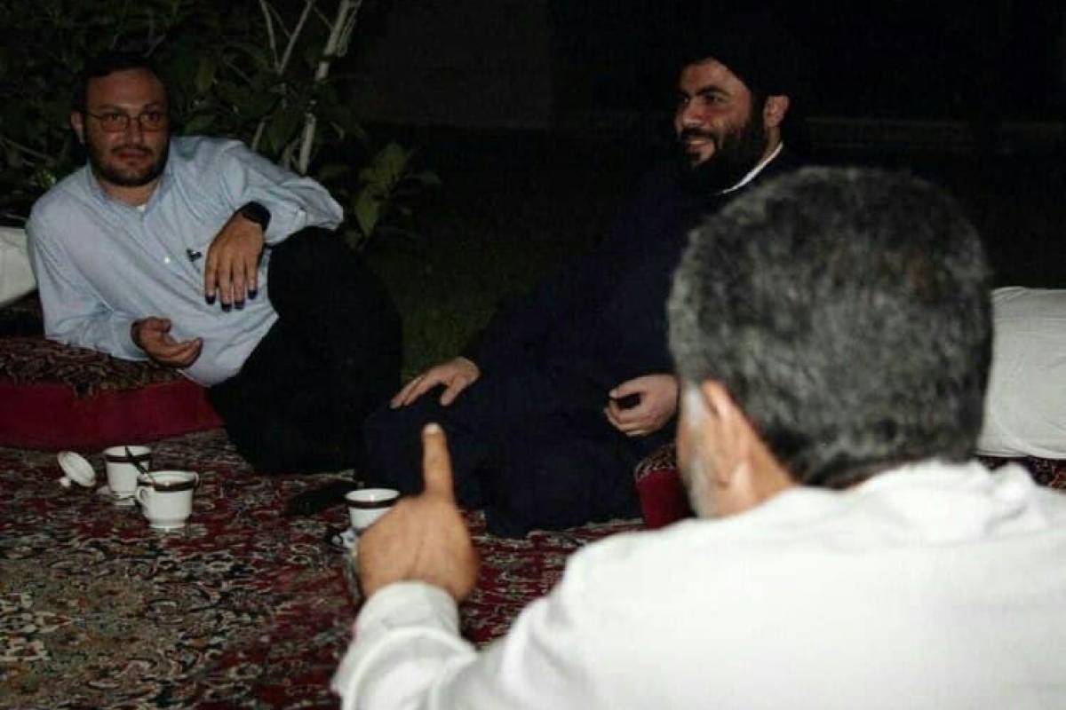 Martyr Emad Mughniyeh and Martyr Haj Qasem Soleimani during the 33-day war