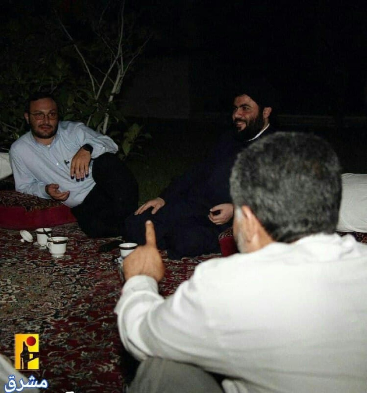 Martyr Emad Mughniyeh and Martyr Haj Qasem Soleimani during the 33-day war