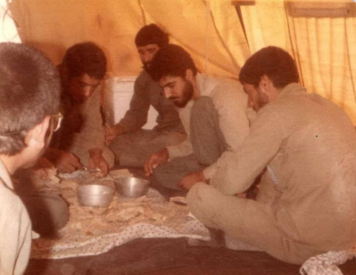  Haj Qassem and a group of friends…