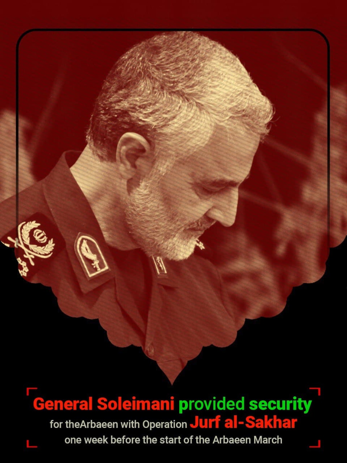  General Soleimani provided security