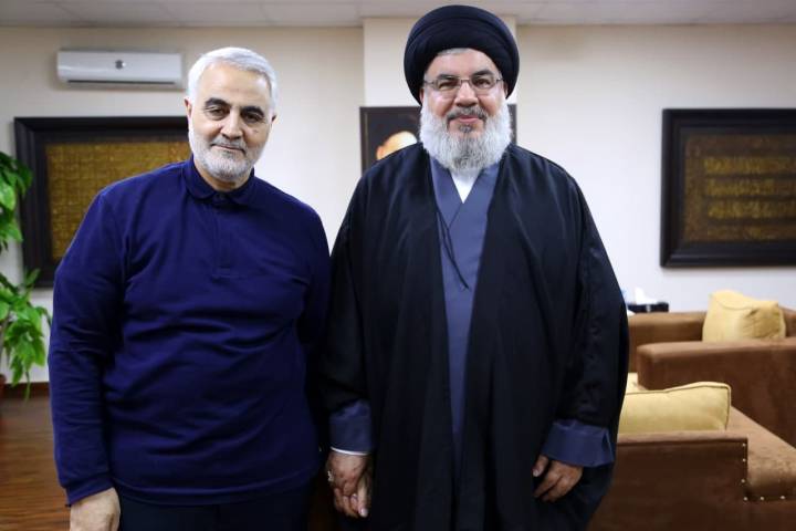  Martyr Soleimani and Seyed Hassan Nasrallah