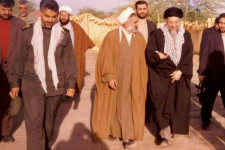  Martyr Seyyed Mohammad Baqir Hakim and the martyrs Haj Qasim Soleimani and Haj Abu Mahdi Al-Mohandes