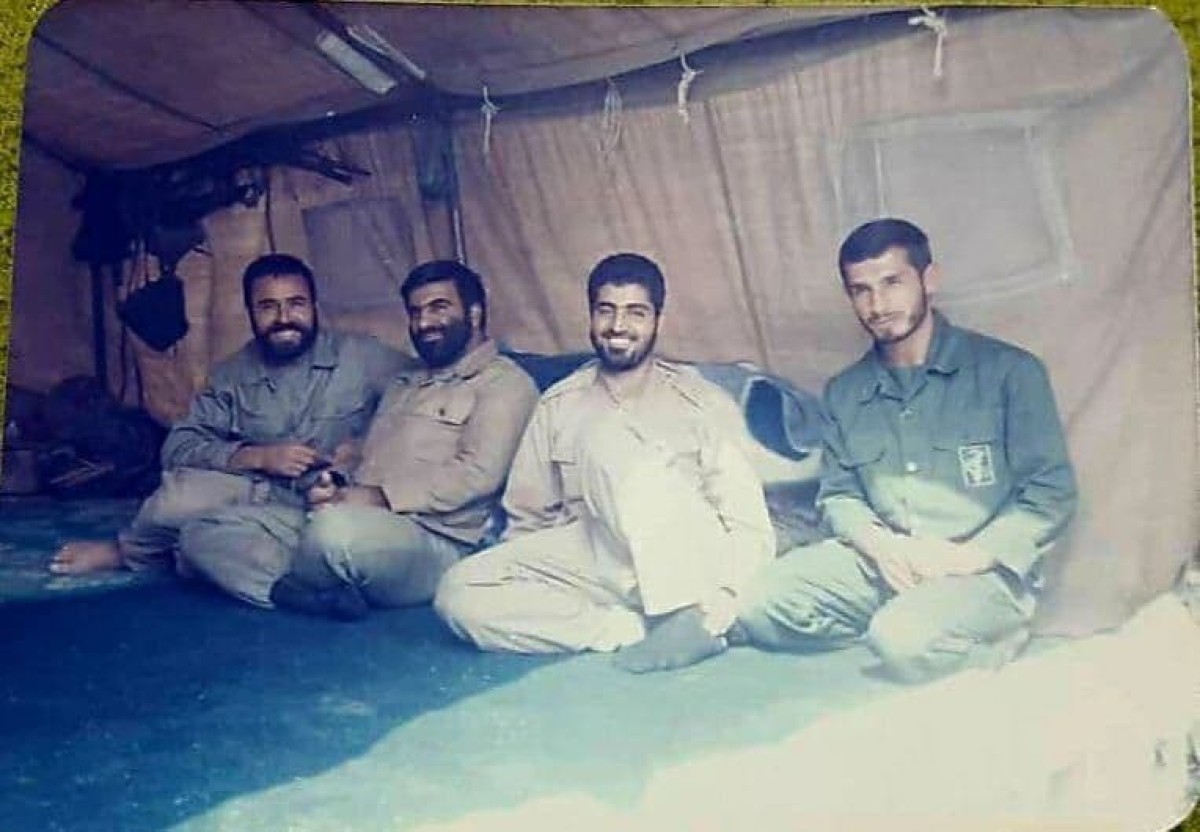  A lesser-seen image of Martyr Haj Qasem Soleimani