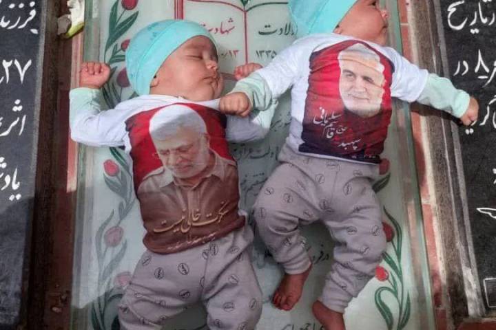  In love with Haj Qasim and Abu Mahdi, his twins were named Qasim and Abu Mahdi…