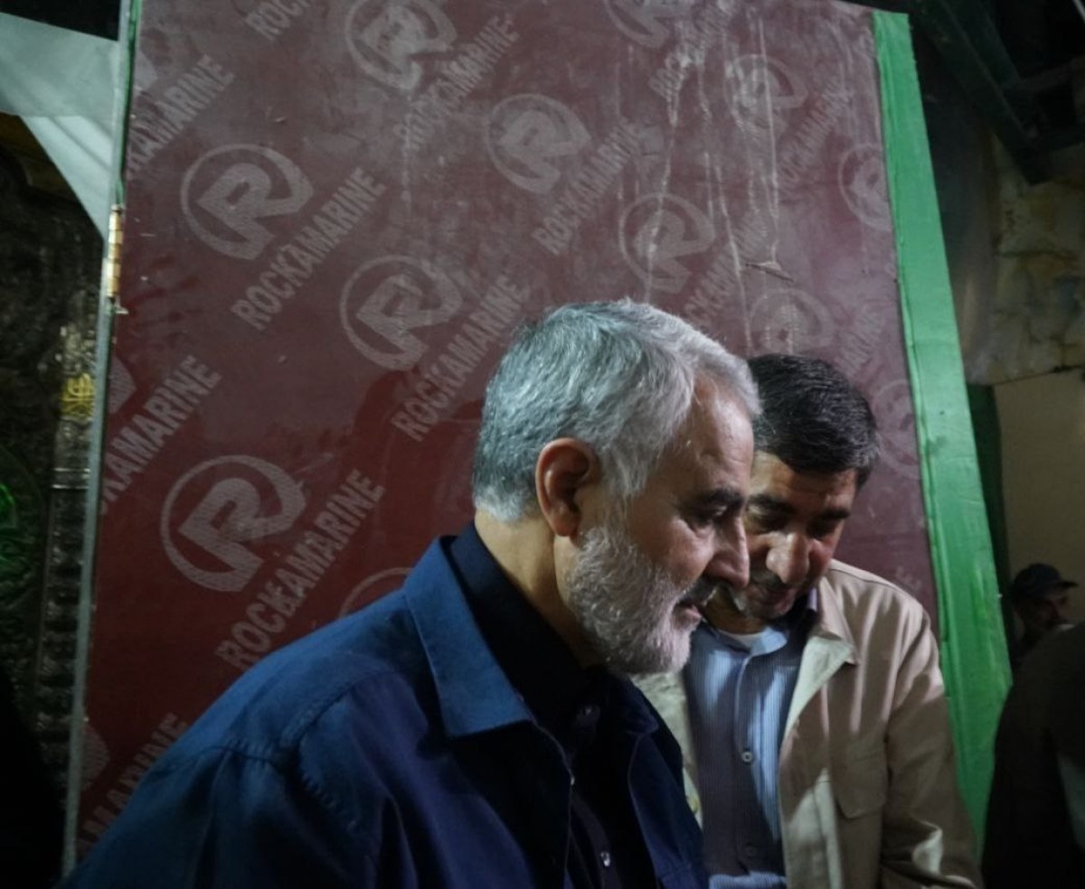 Martyrs Qasem Soleimani and Hossein Pourjafari