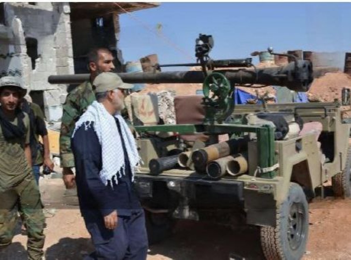 General Qassem Soleimani in Aleppo - Syria during the liberation of the city