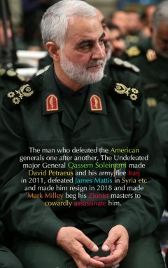 Know Major General Qassem Soleimani, The man who beat the hell out of American and Israeli generals in the art of war one after another