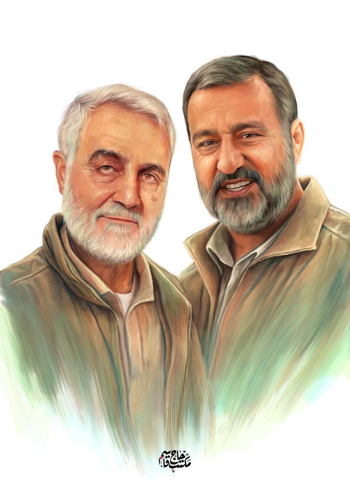 ” حاج قاسم والسيد رضي “