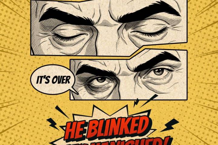 HE BLINKED THEY VANISHED!