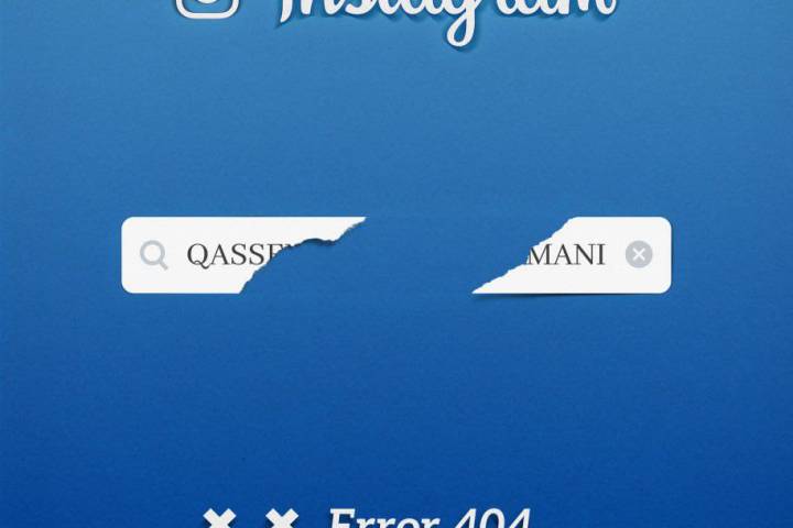 Instagram  Error 404 Search Bar Not Found!