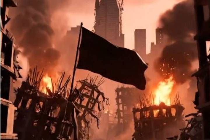 IN THE DAYS WHEN CITIES FELL ONE AFTER ANOTHER AND BLACK FLAGS WERE RAISED, THE CAMERAS KEPT RECORDING