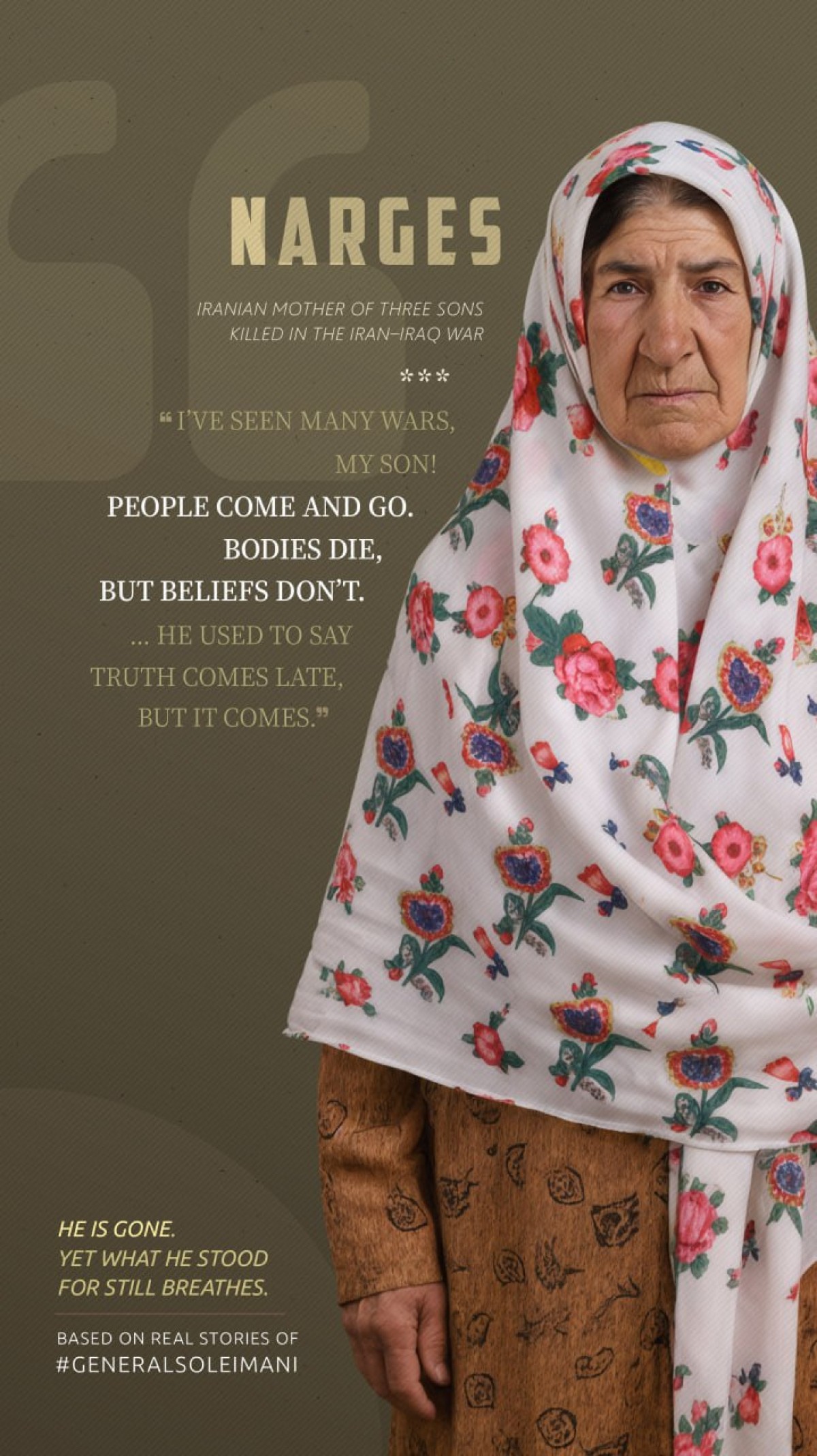 PEOPLE COME AND GO. BODIES DIE, BUT BELIEFS DON'T