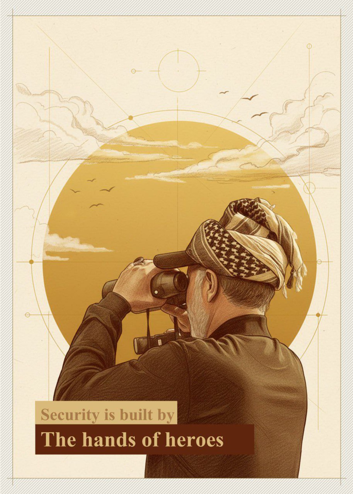 Security is built by The hands of heroes