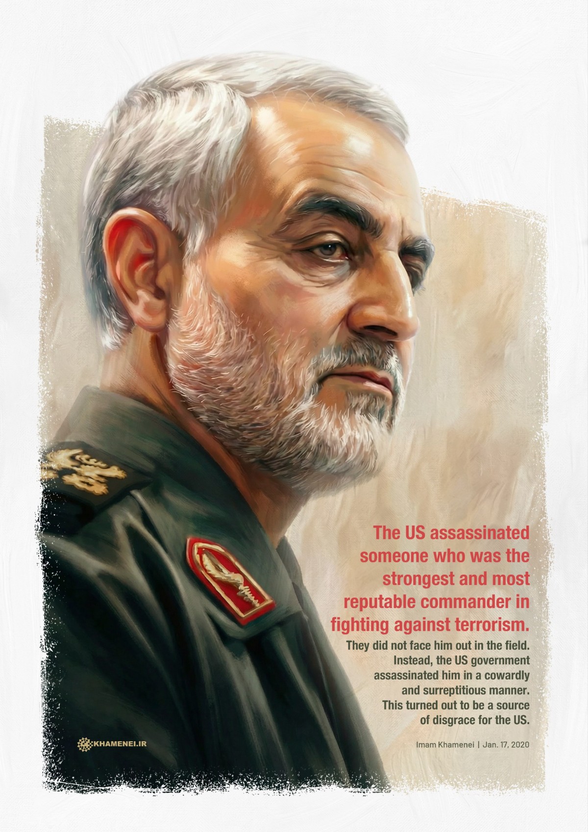 The US assassinated someone who was the strongest and most reputable commander in fighting against terrorism