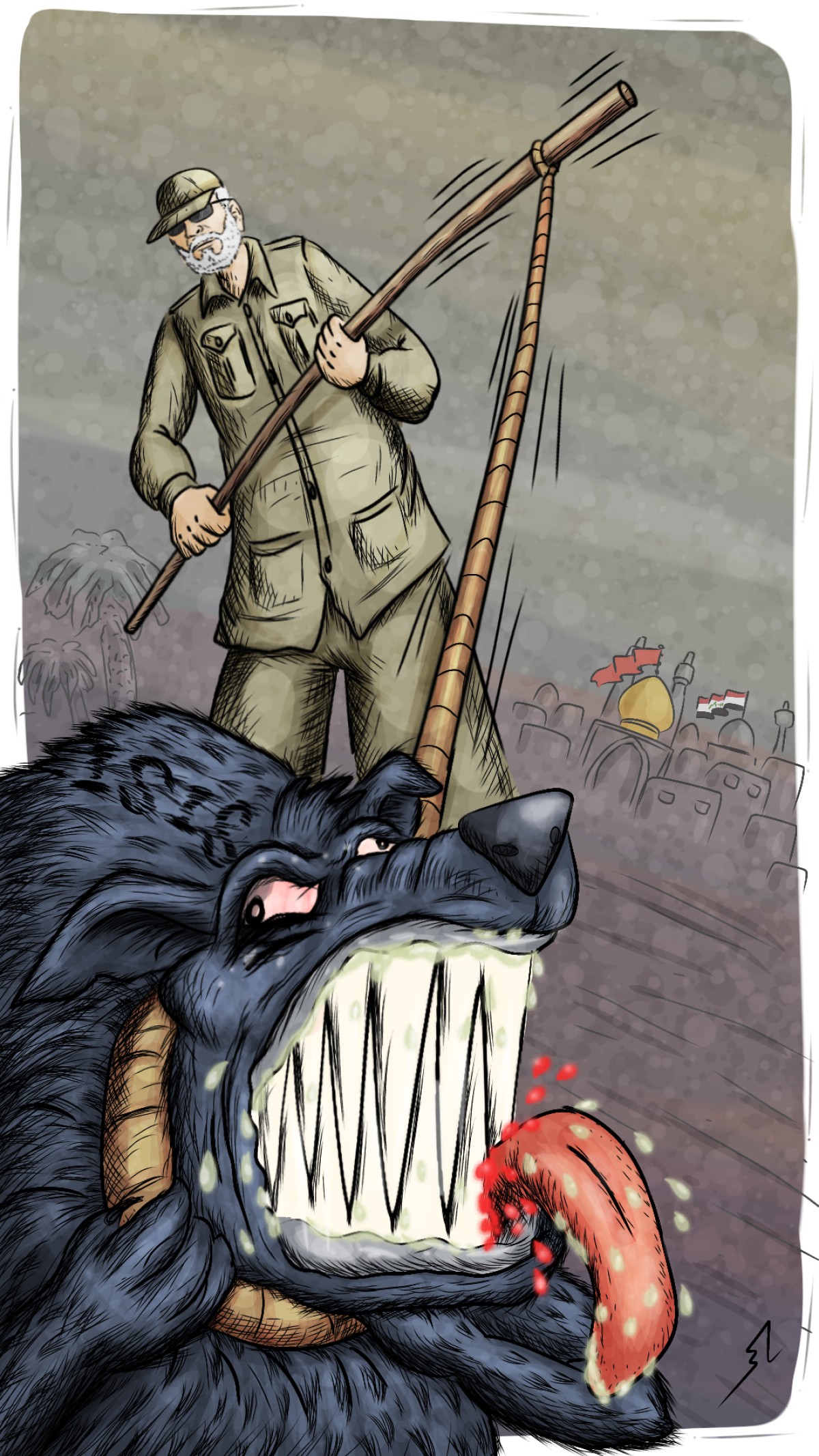 Keeping rabid dogs away