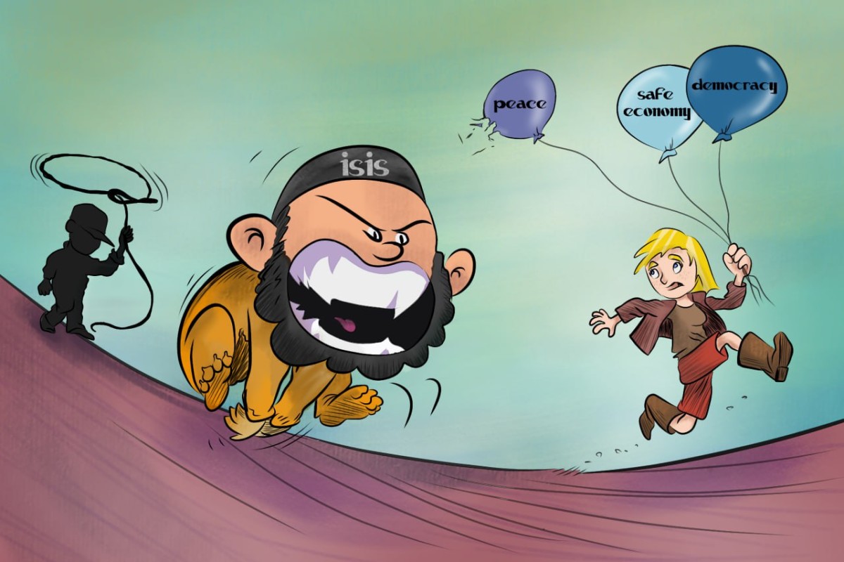 We have beautiful slogans peace democracy safe economy